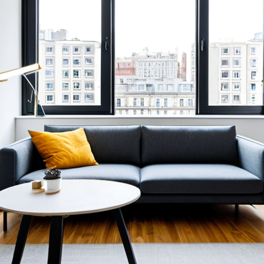 미니멀리즘을 실천하는 커플의 삶 이야기 - Minimalist Home**

"A bright and airy living room in a modern apartment, featuring a multifunctional...
