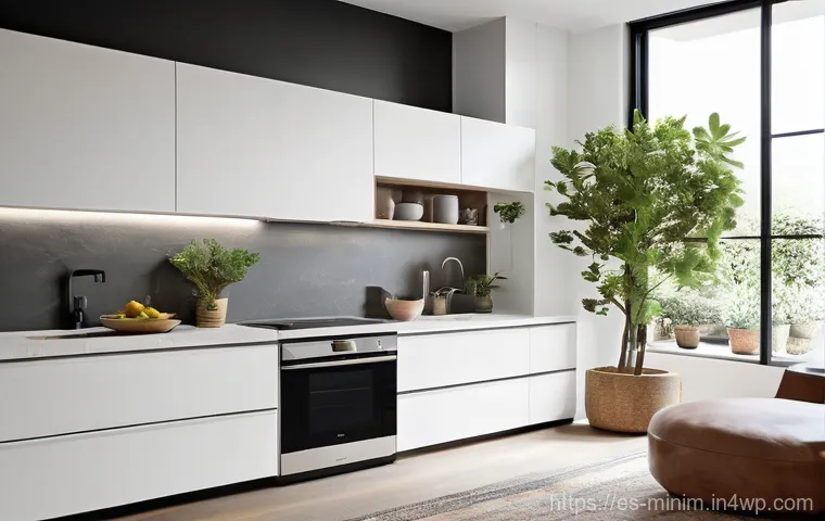 미니멀리즘을 위한 가전제품 선택 가이드 - **Prompt 2: Integrated Elegance**
"An exquisitely designed, open-plan minimalist kitchen, emphas... 미니멀리즘을 위한 가전제품 선택 가이드 - **Prompt 2: Integrated Elegance**
"An exquisitely designed, open-plan minimalist kitchen, emphas...